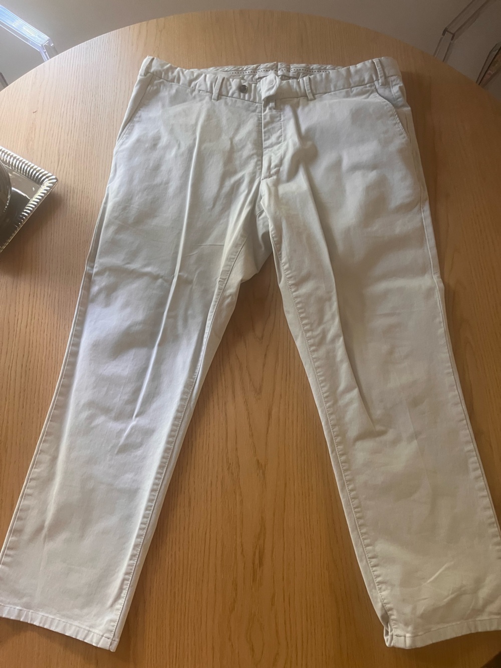 Suit Supply Stone Colored Chino Dress Pants